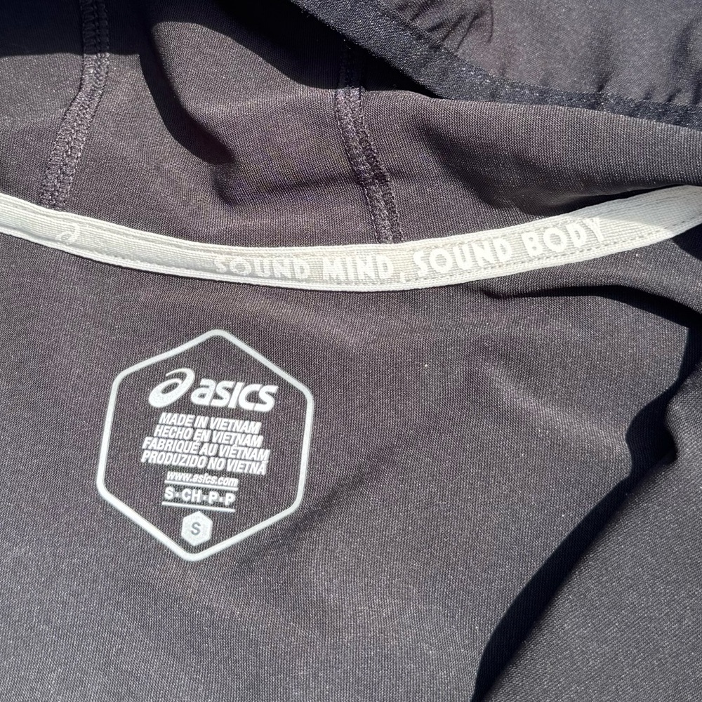 Asics Women's Black Los Angeles Marathon zip-up Running Jacket size small - Picture 8 of 10